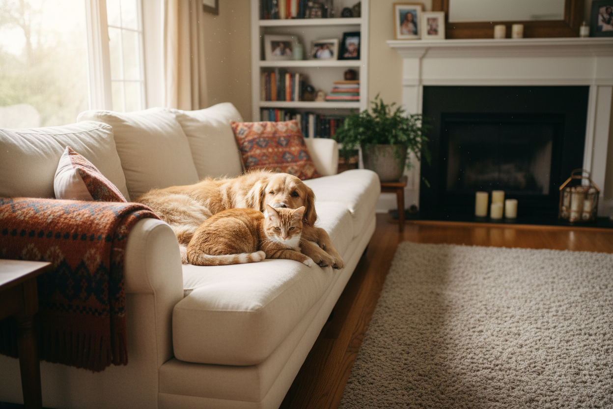 куче и кодка на диван 